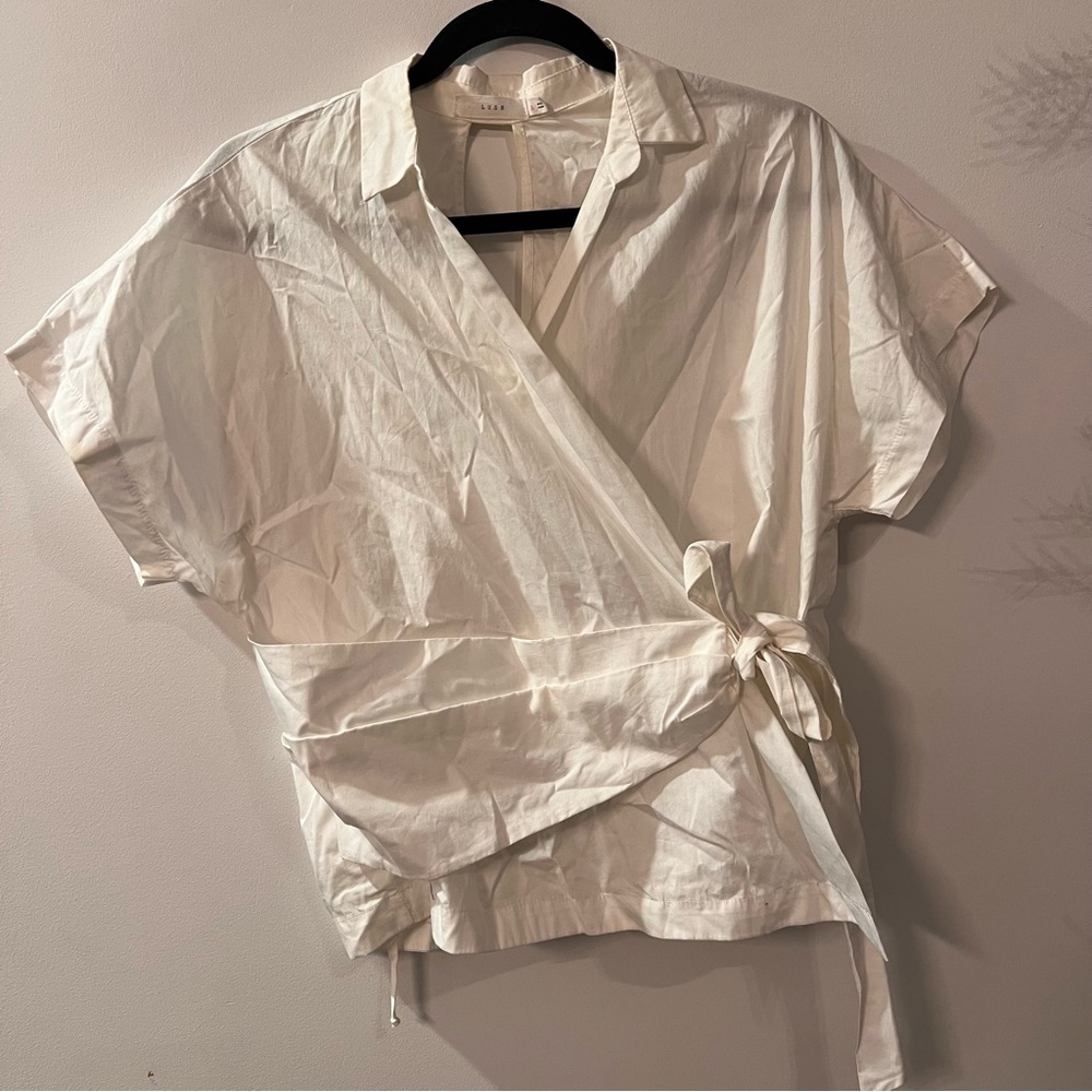 LUSH Wrap Style Blouse - Size L